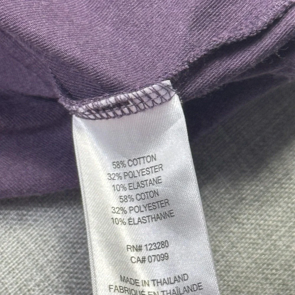 Travis Mathew 1/4 Zip Golf‎ Pullover Mens XL Purple Mock Neck Cotton Polyester